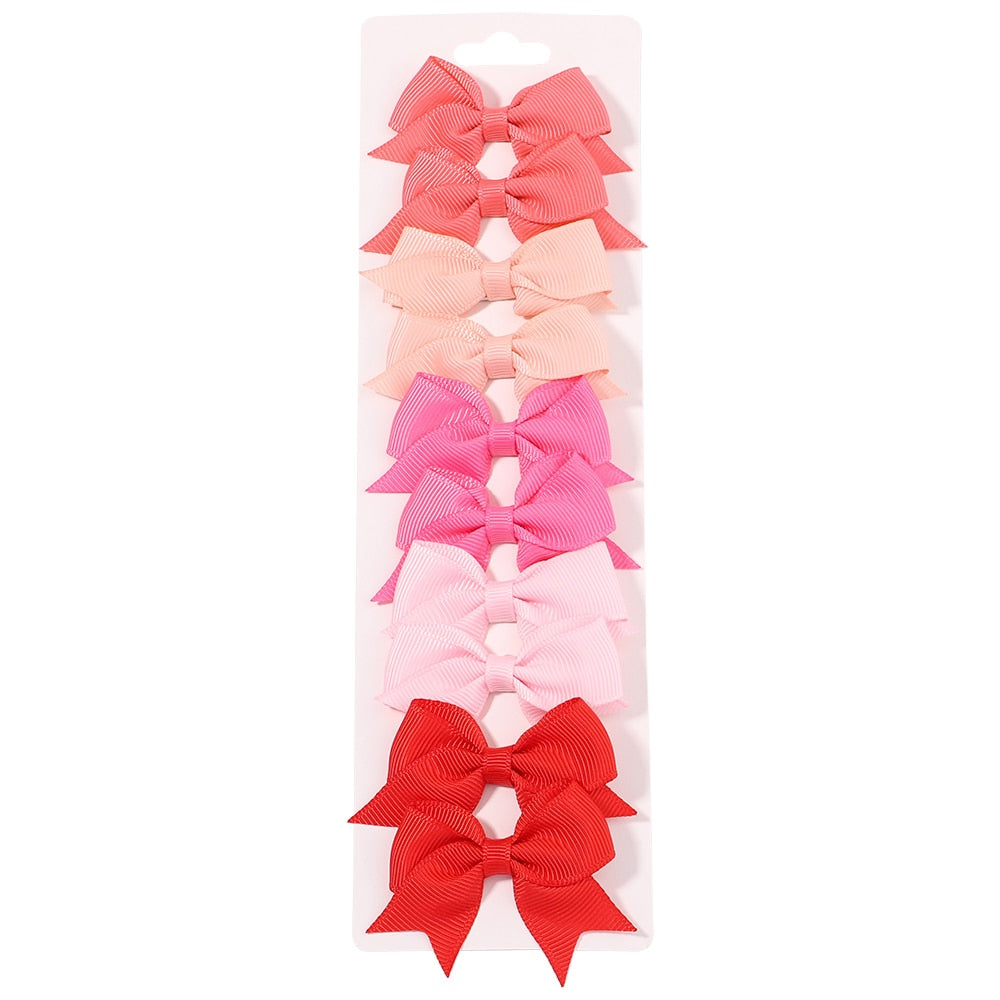 10Pcs/Set New Cute Solid Hair Clips