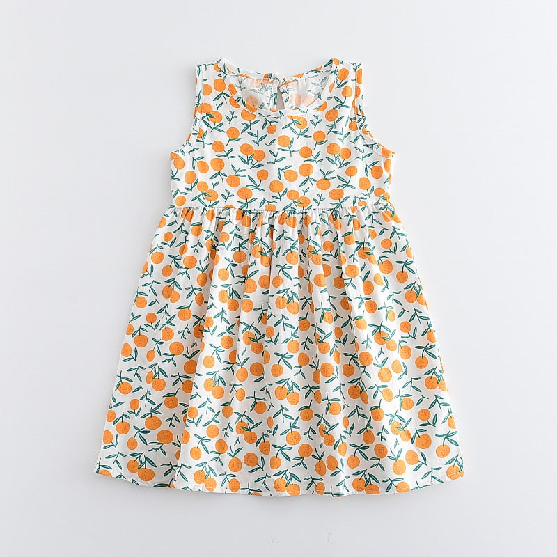 Girls Bubble Sleeve Princess Dress