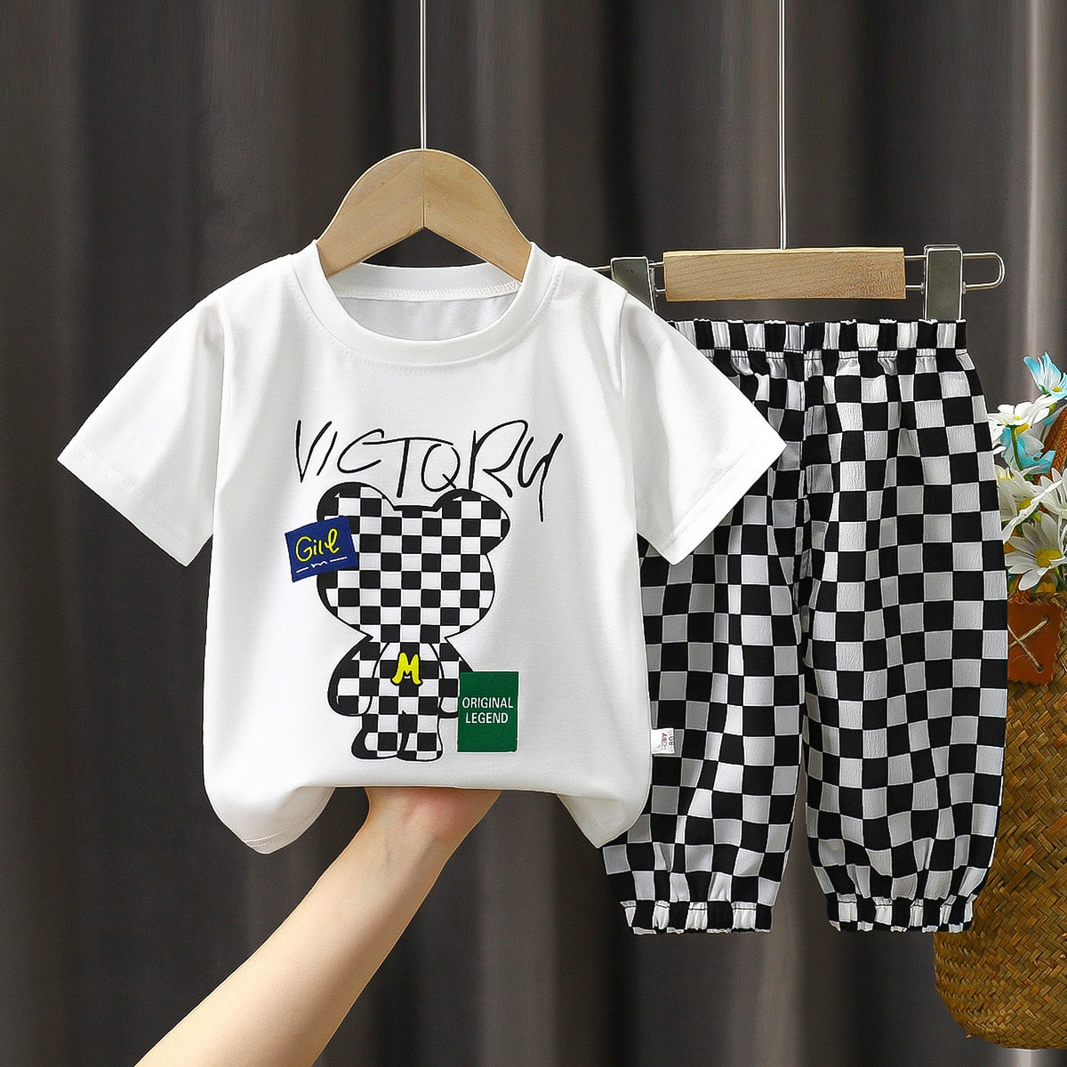 2Pcs Summer Kids Clothing Sets Baby
