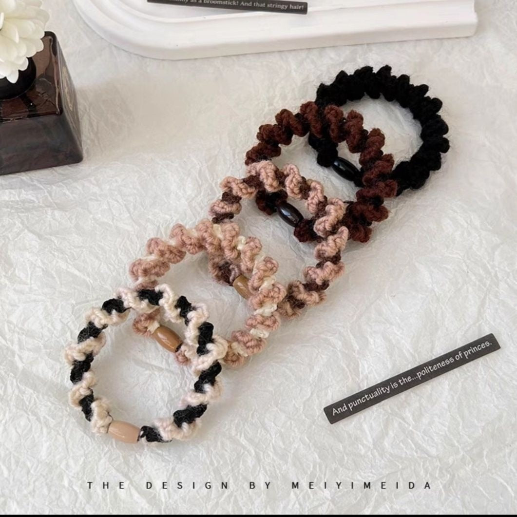 5Pcs Korean Strong Women Hair Scrunchies