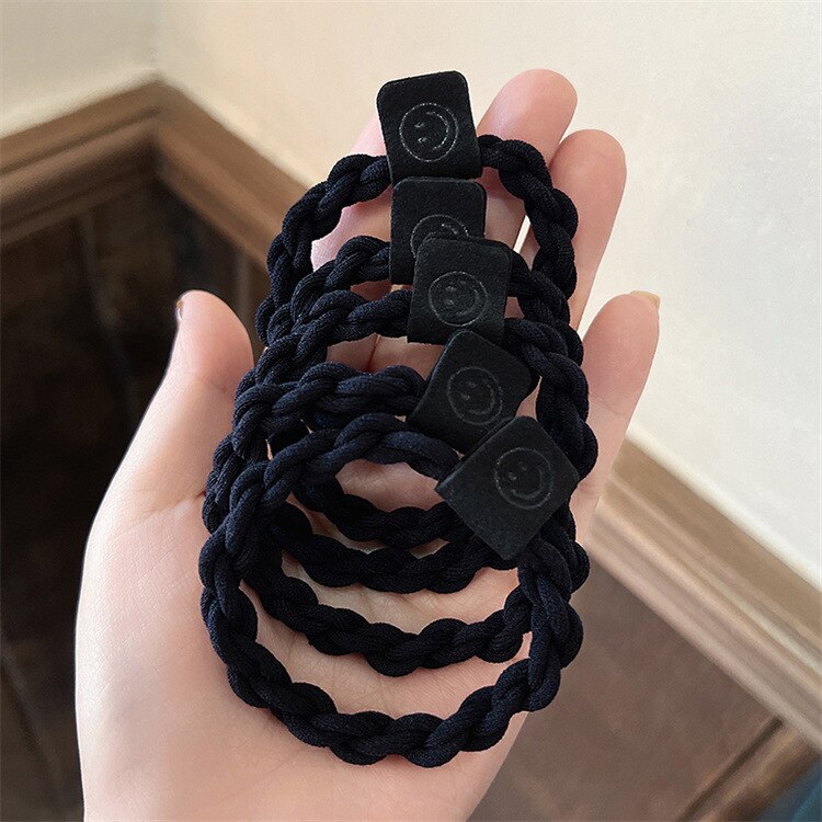 5Pcs Korean Strong Women Hair Scrunchies