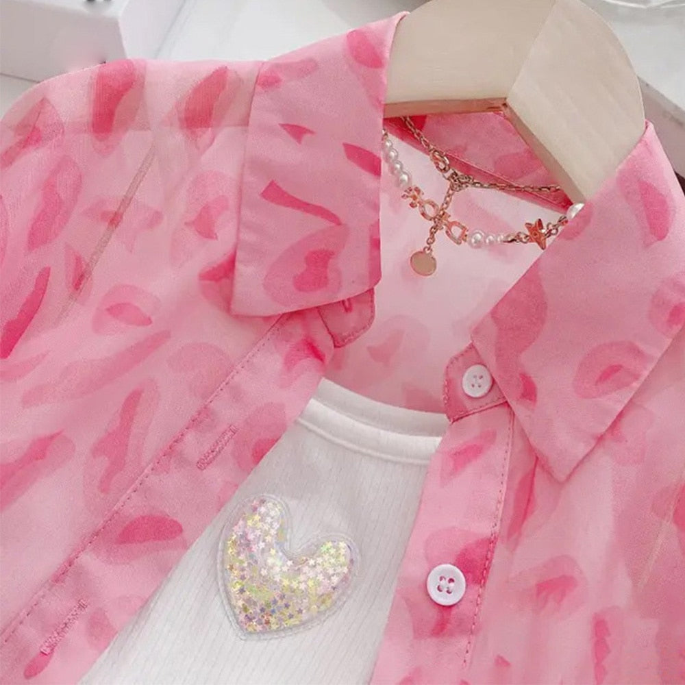 Girls Summer Suit Children