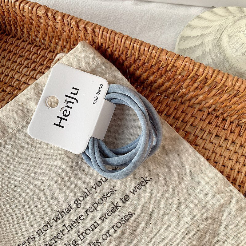 5Pcs Korean Strong Women Hair Scrunchies