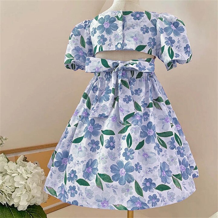 Floral Dress Fashion Dress Birthday Party Princess Dress