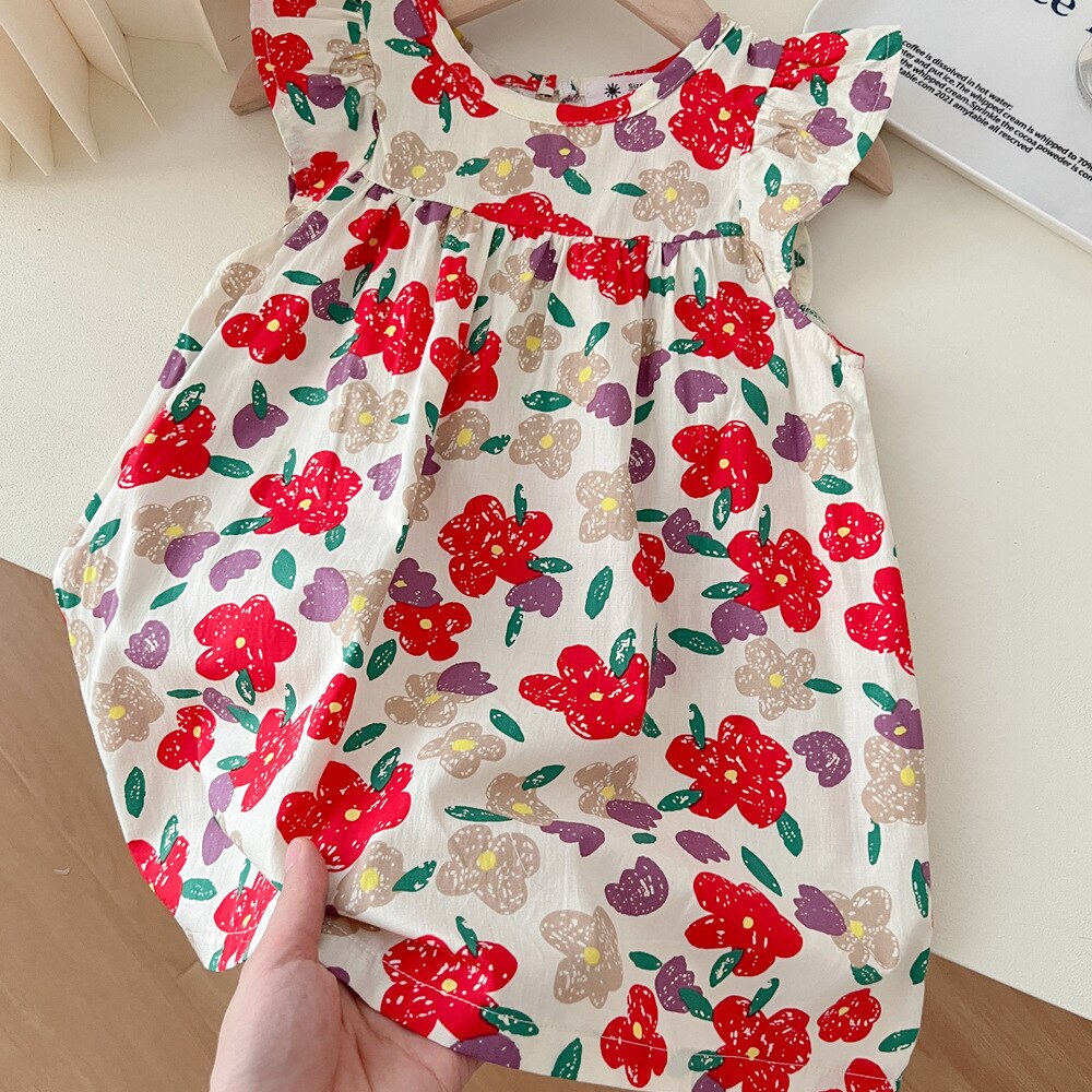 Floral Dress Fashion Dress Birthday Party Princess Dress