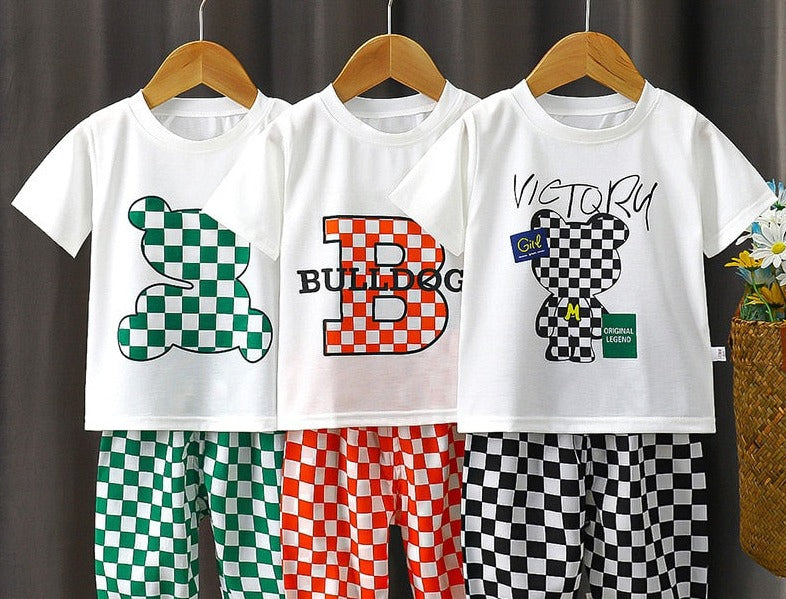 2Pcs Summer Kids Clothing Sets Baby