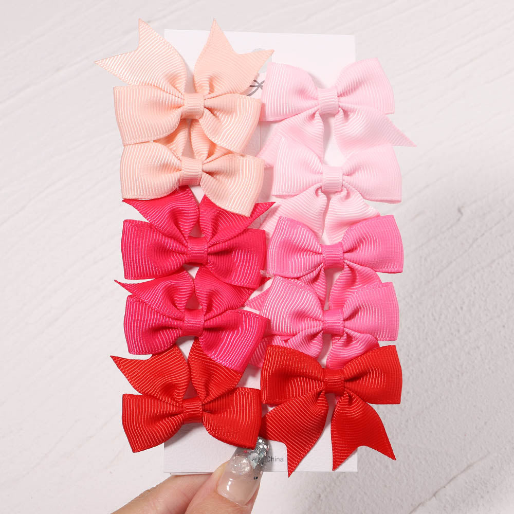 10Pcs/Set New Cute Solid Hair Clips