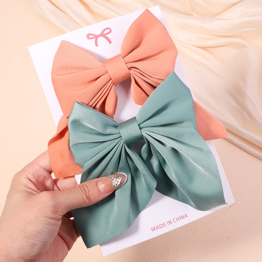 2Pcs/set Women Girls Sweet  Hair Clips
