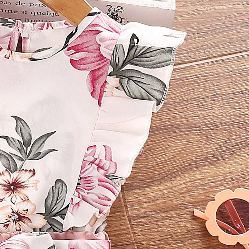 Baby Girl clothing suit summer floral print
