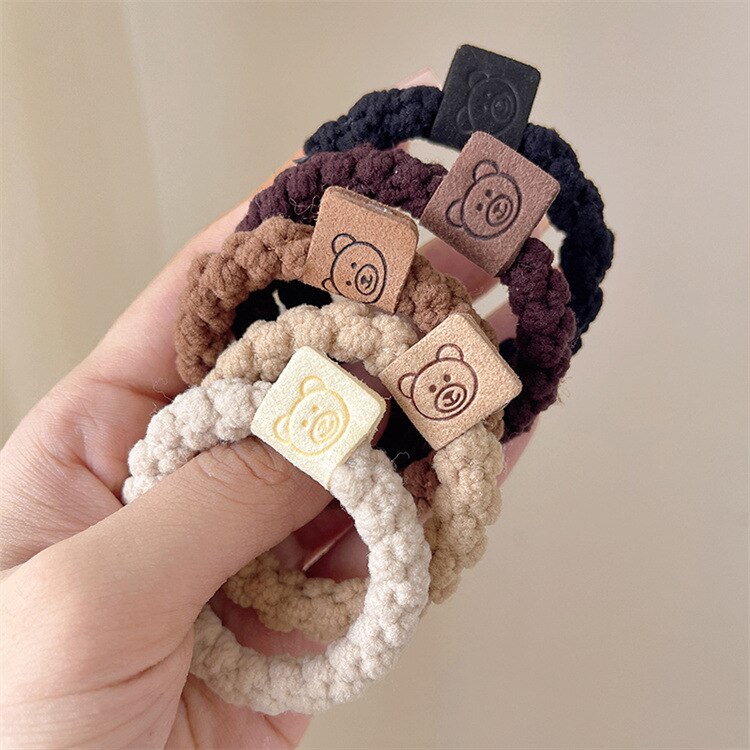 5Pcs Korean Strong Women Hair Scrunchies