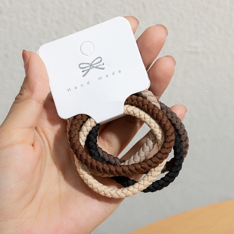 5Pcs Korean Strong Women Hair Scrunchies