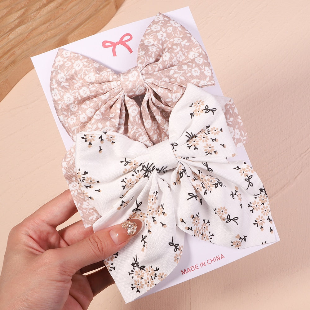 2Pcs/set Women Girls Sweet  Hair Clips