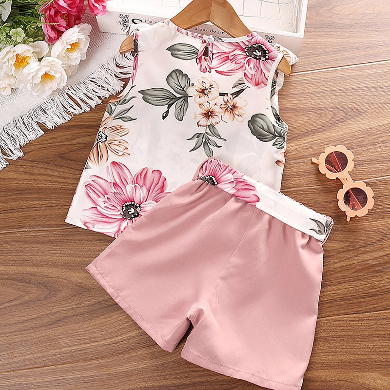 Baby Girl clothing suit summer floral print