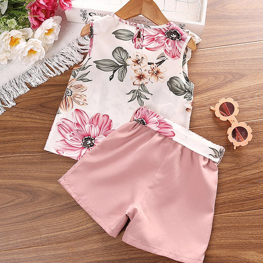 Baby Girl clothing suit summer floral print