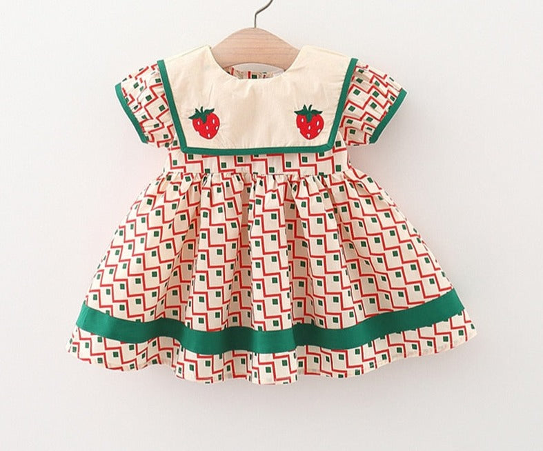 Summer Children's Clothes Simple Dresses To 3 Years Old