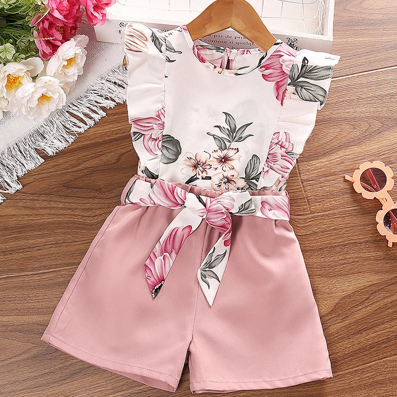 Baby Girl clothing suit summer floral print
