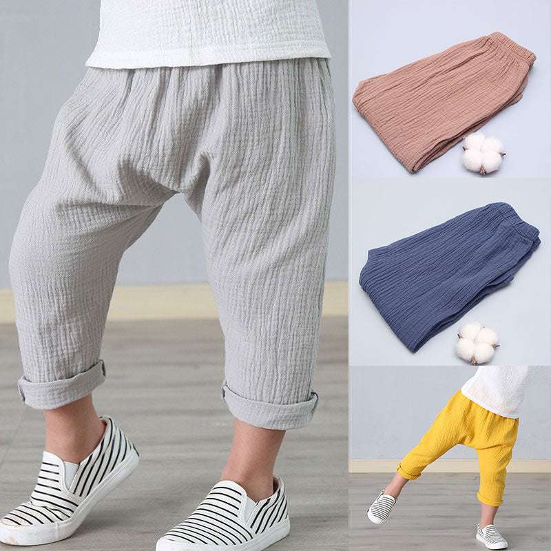 Kids Pants Boy Girl Summer
