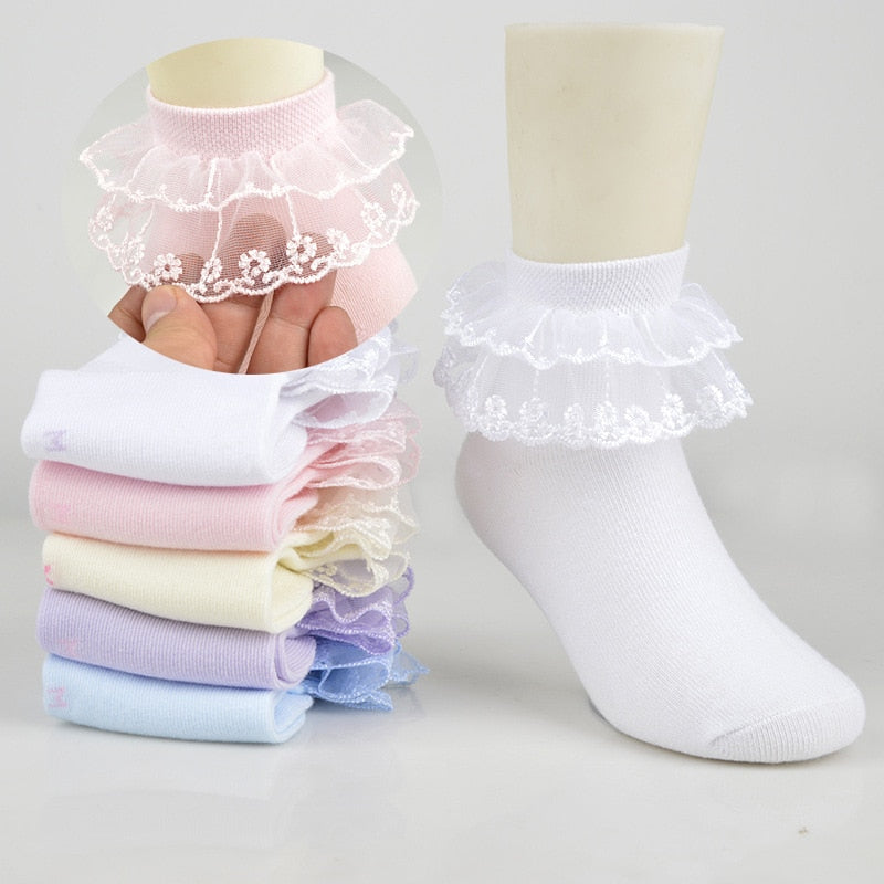 3 Pairs Cotton  Breathable Socks Children