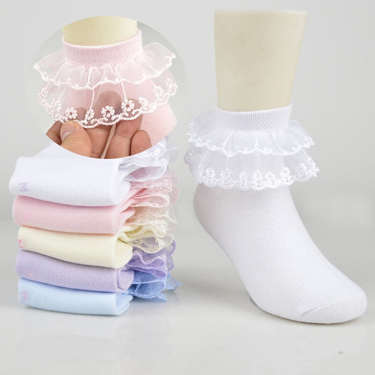 3 Pairs Cotton  Breathable Socks Children