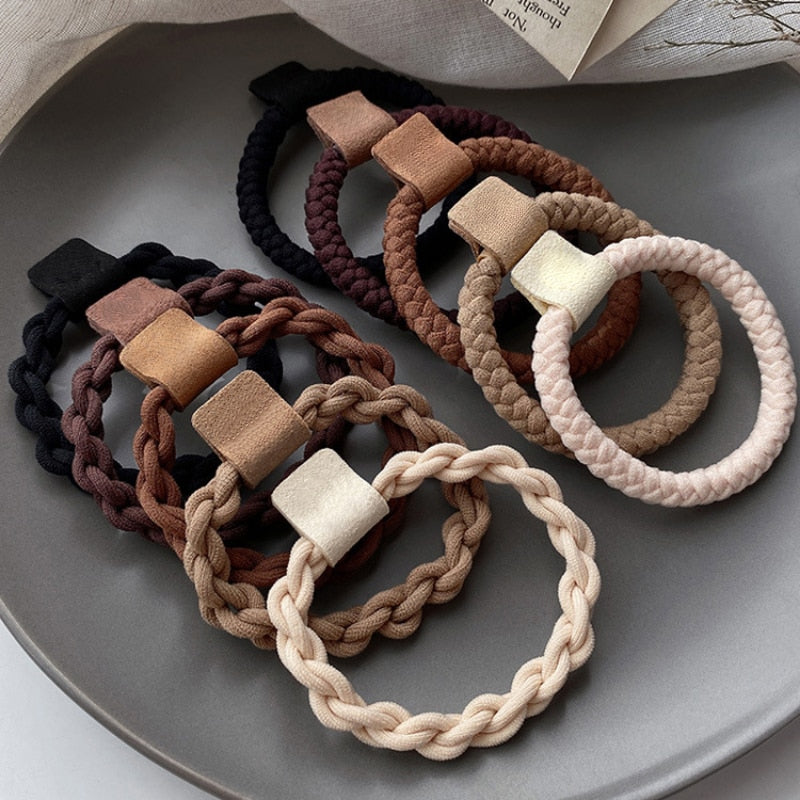 5Pcs Korean Strong Women Hair Scrunchies