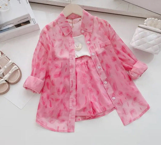 Girls Summer Suit Children