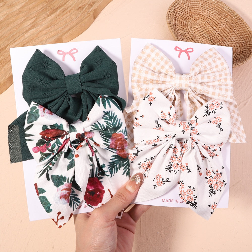 2Pcs/set Women Girls Sweet  Hair Clips
