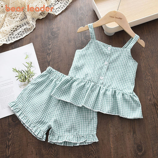 Summer Kids Clothes Floral Set